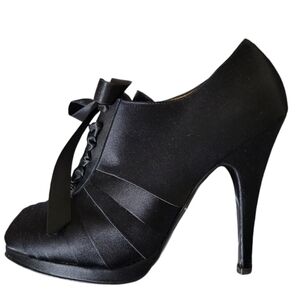 Roberto Cavalli Bootie Black Heels 37.5